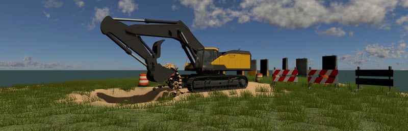 Official cover for Excavator Simulator VR on Steam