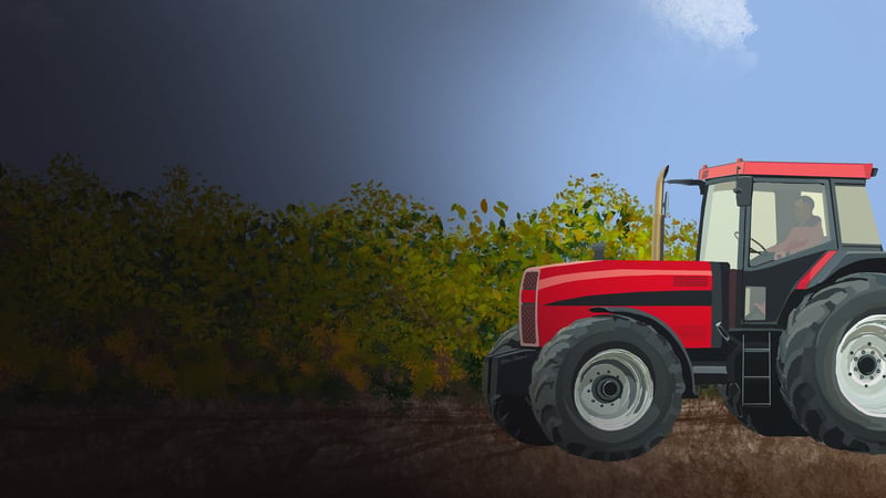 Official cover for Tractor Journey on PlayStation