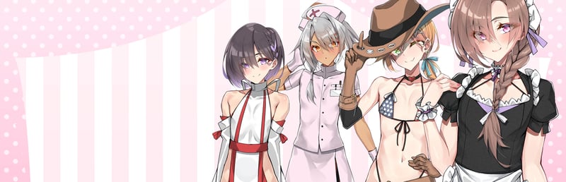 Official cover for Otoko Cross: Pretty Boys Mahjong Solitaire on Steam