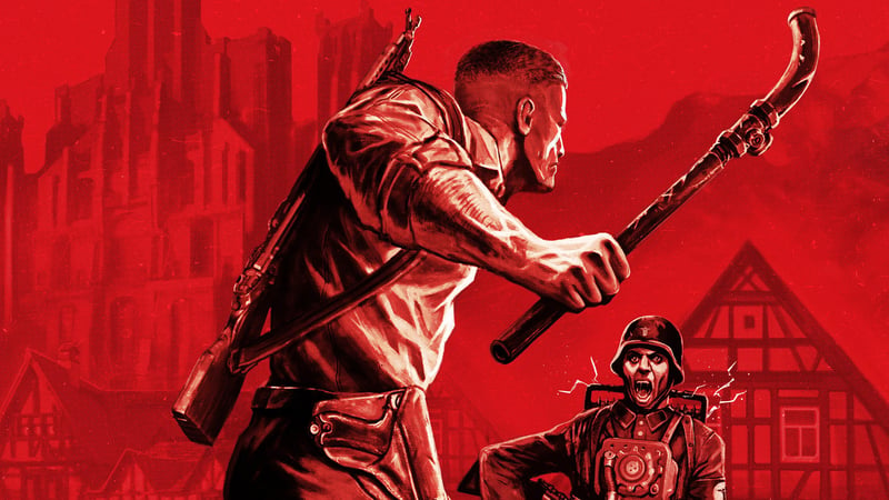 Official cover for Wolfenstein: The Old Blood on XBOX