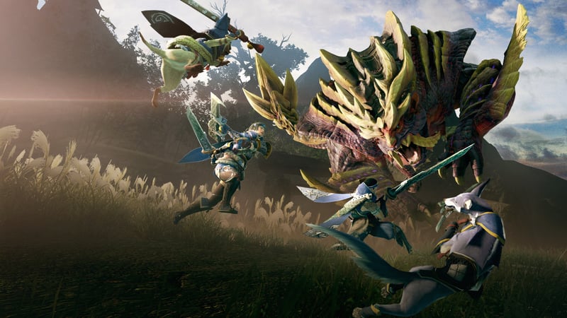 Official cover for Monster Hunter Rise on XBOX