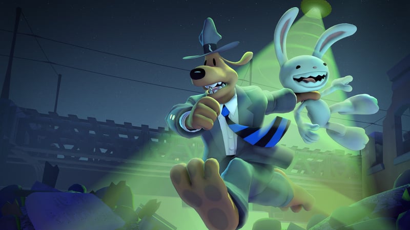 Official cover for Sam & Max: Beyond Time and Space on PlayStation