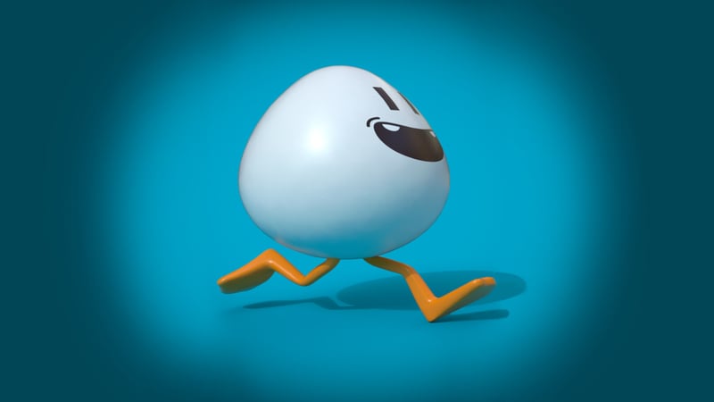Official cover for Egg Runner on PlayStation