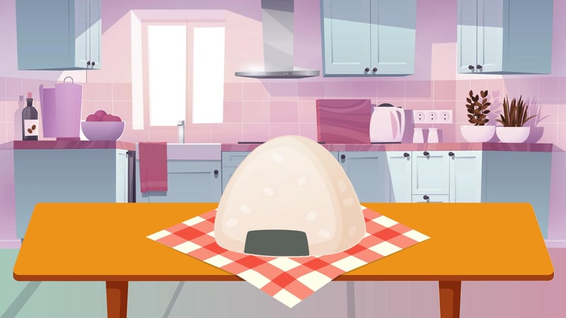 Official cover for The Jumping Onigiri on PlayStation