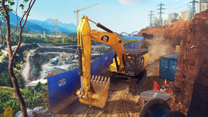 Official cover for Construction Simulator on PlayStation