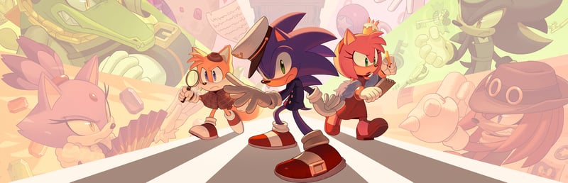 Official cover for The Murder of Sonic the Hedgehog on Steam
