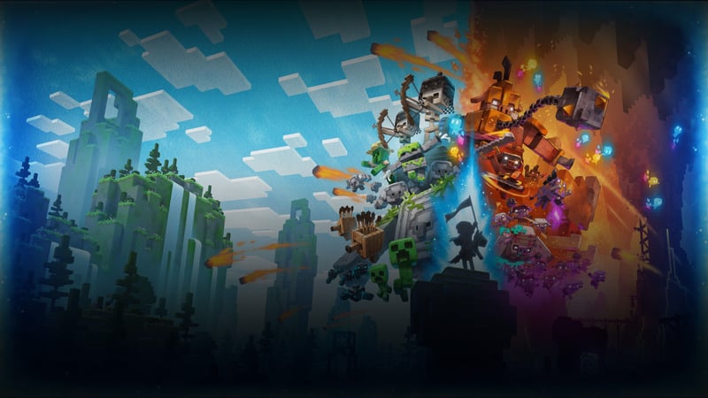 Official cover for Minecraft Legends on PlayStation