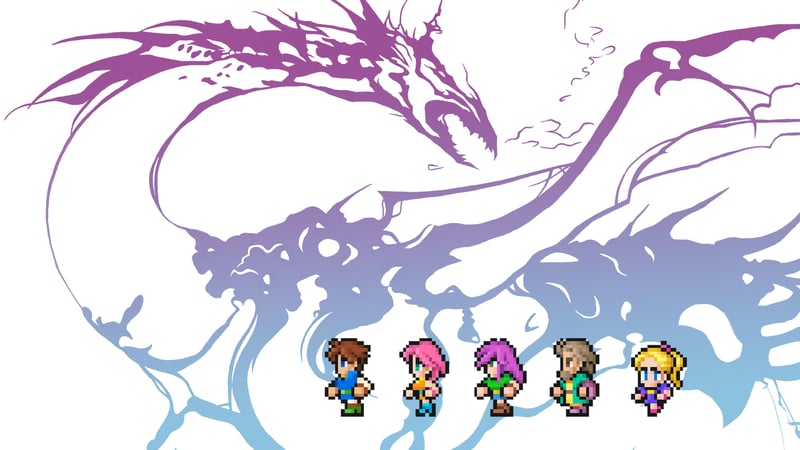 Official cover for FINAL FANTASY V on PlayStation