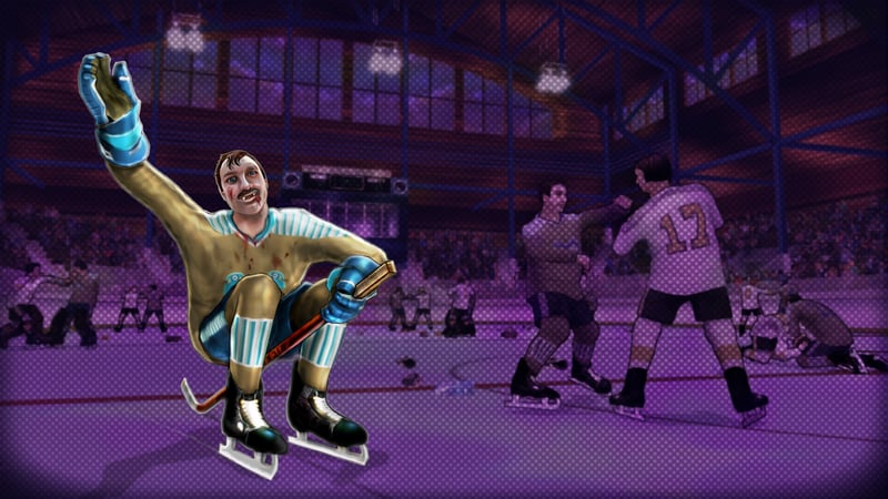 Official cover for Bush Hockey League on XBOX