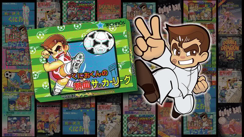 Official cover for Kunio-kun's Nekketsu Soccoer League on XBOX