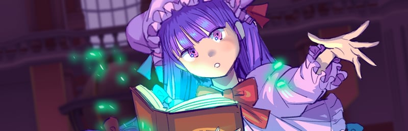 Official cover for Touhou Library Survivors on Steam