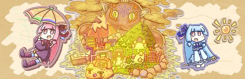 Official cover for The Kotonoha Sisters and the Legend of Lysant Island on Steam