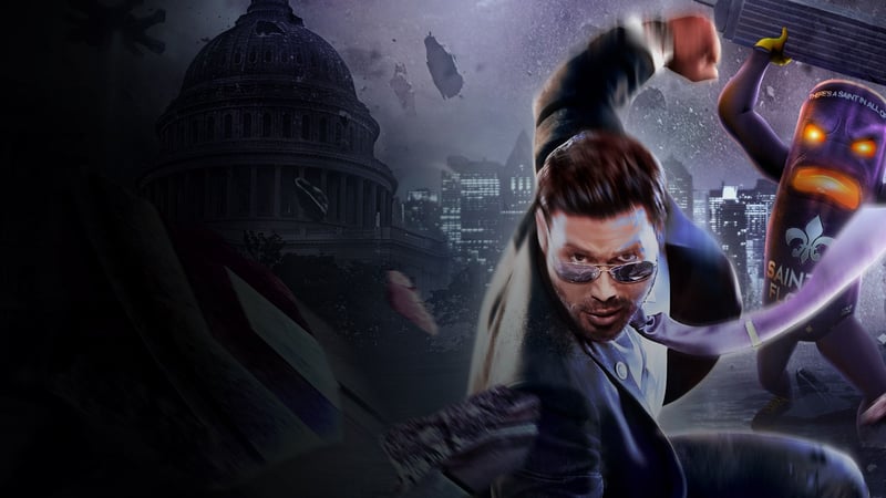 Official cover for Saints Row IV: Re-elected on PlayStation