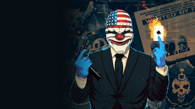 Official cover for PAYDAY 2: CRIMEWAVE EDITION on PlayStation