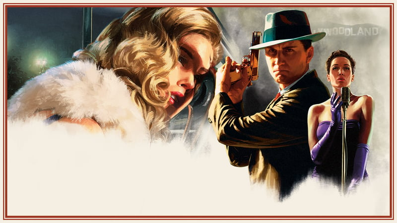 Official cover for L.A. Noire on XBOX