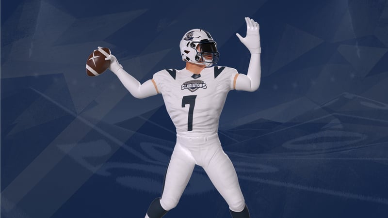 Official cover for Axis Football 2023 on XBOX