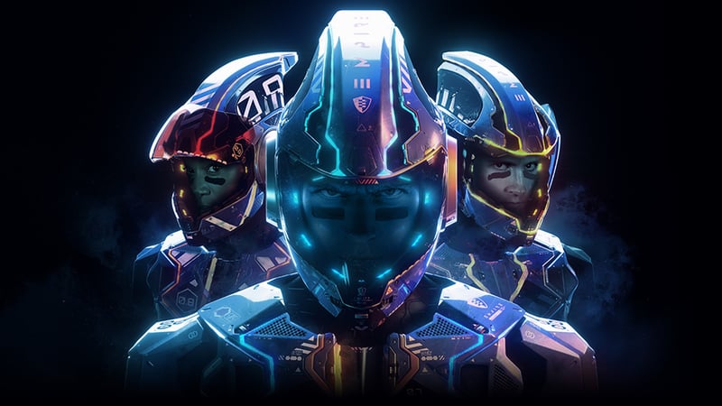 Official cover for Laser League on XBOX