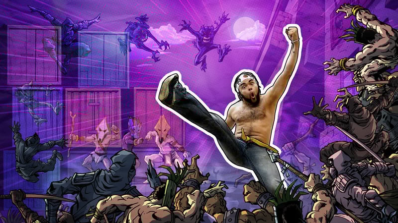 Official cover for Kung-Fu for Kinect on XBOX