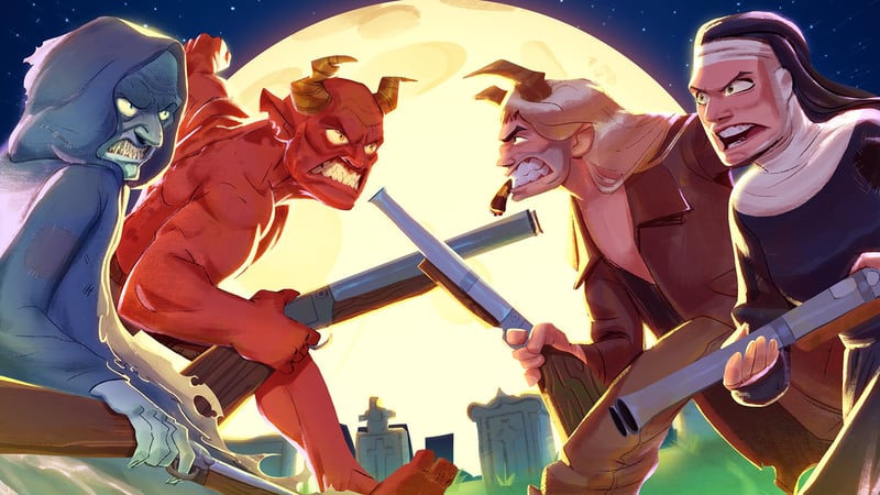 Official cover for Demons with Shotguns on XBOX
