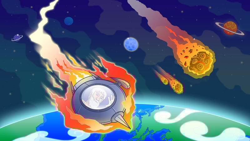 Official cover for Zeus Quest - The Rebirth of Earth on XBOX