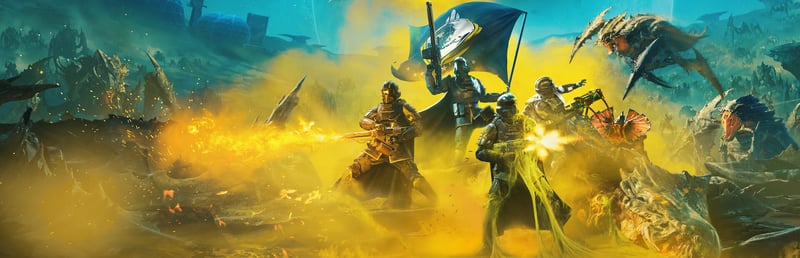 Official cover for HELLDIVERS™ 2 on Steam