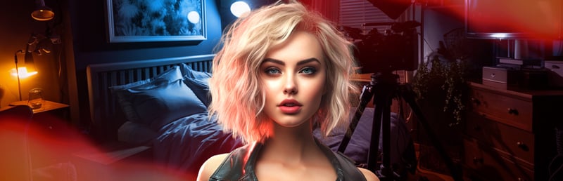Official cover for Sex Lens: A Porn Story on Steam