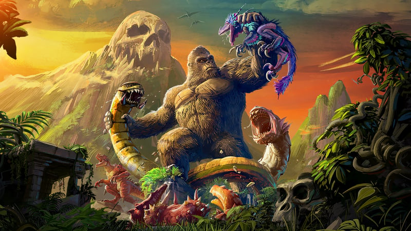 Official cover for Skull Island: Rise of Kong on XBOX