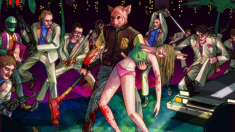 Official cover for Hotline Miami on XBOX