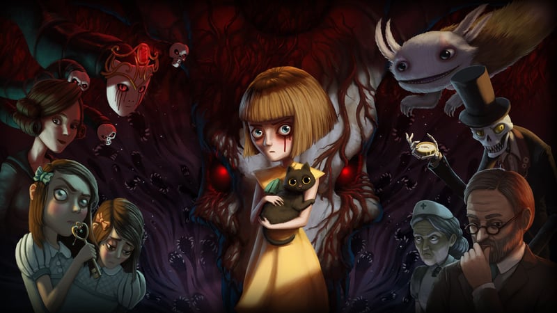 Official cover for Fran Bow on XBOX