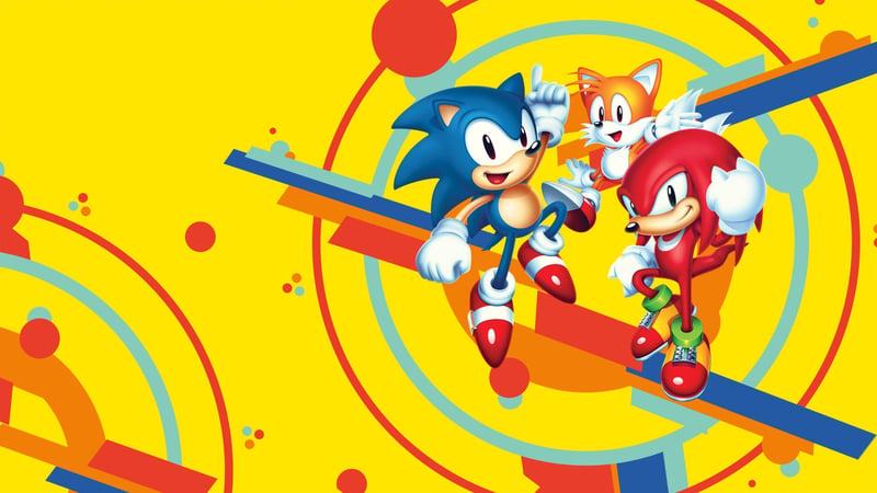 Official cover for Sonic Mania on PlayStation