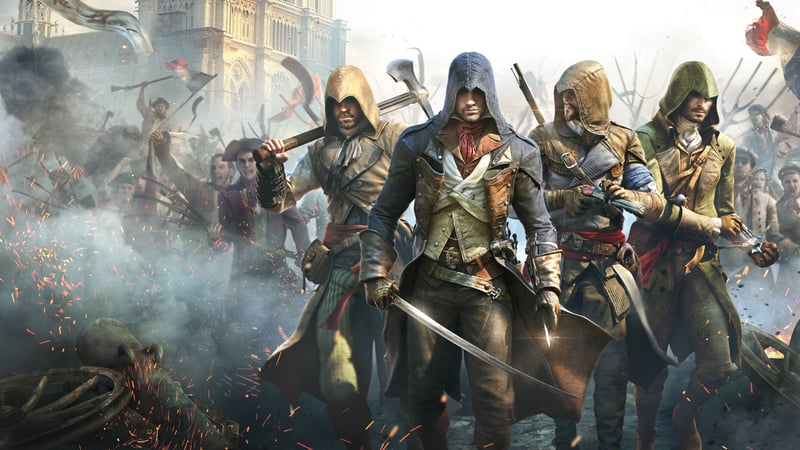Official cover for Assassin's Creed® Unity on PlayStation