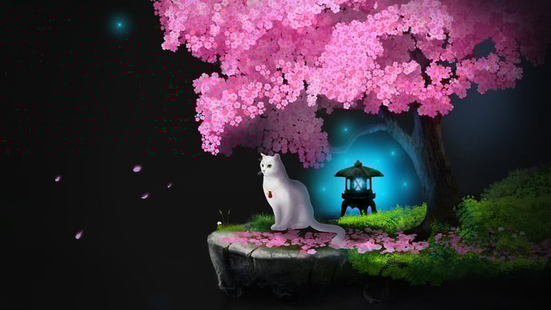 Official cover for Cat and Ghostly Road on XBOX