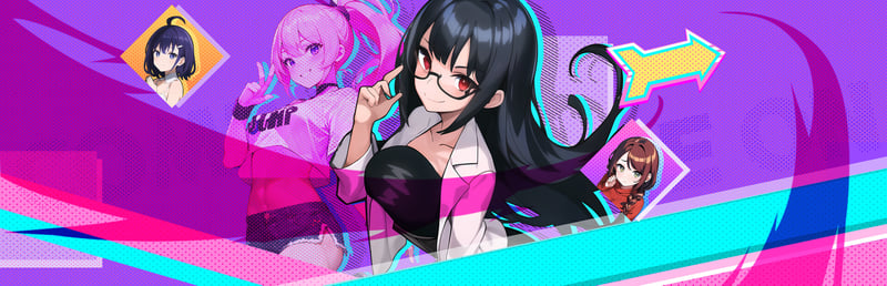 Official cover for Unbeatable professional me with 100 girlfriends on Steam