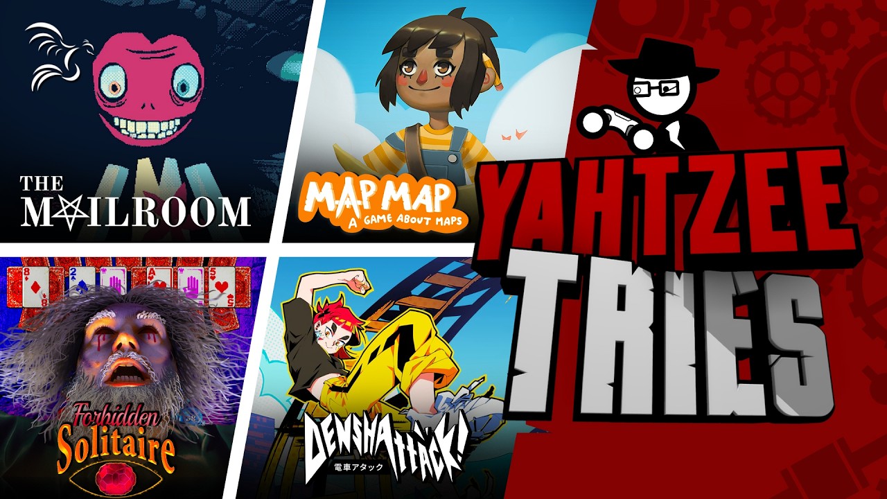 The Mailroom, Map Map, Forbidden Solitaire, and Denshattack! | Yahtzee Tries thumbnail