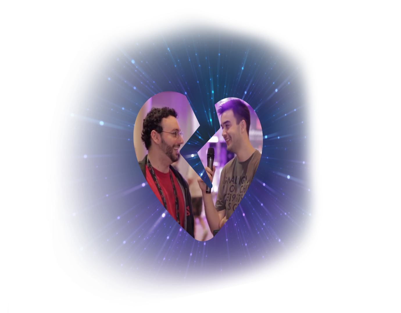 A visual of a friendship ended