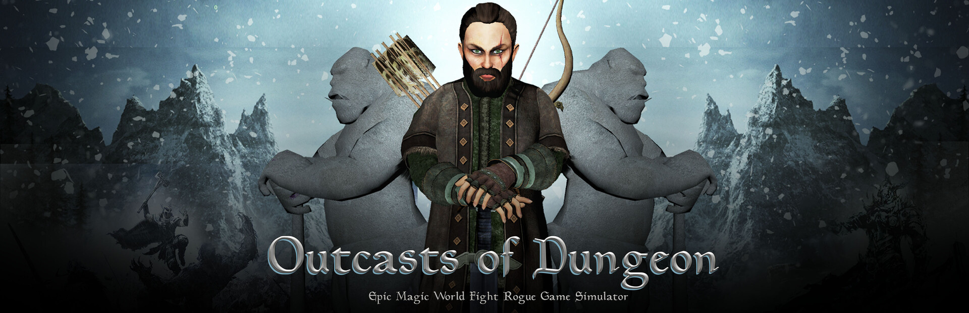 Outcasts of Dungeon:Epic Magic World Fight Rogue Game Simulator cover image