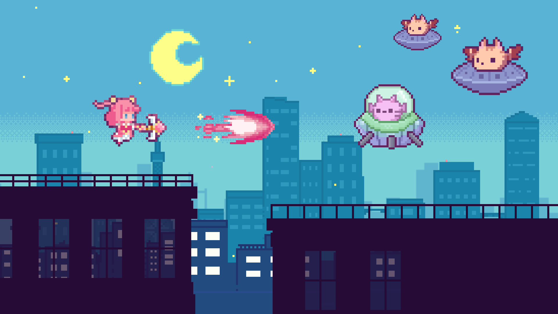 Magical Girls vs Cat Aliens cover image