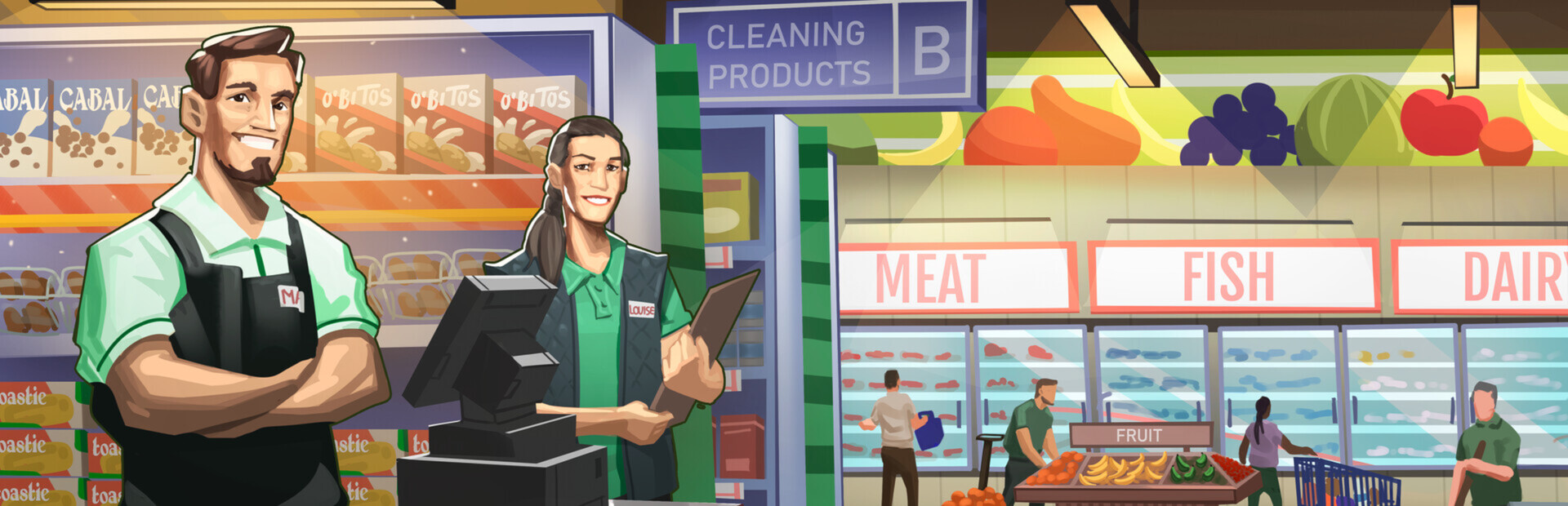 Grocery Store Tycoon - First Store cover image