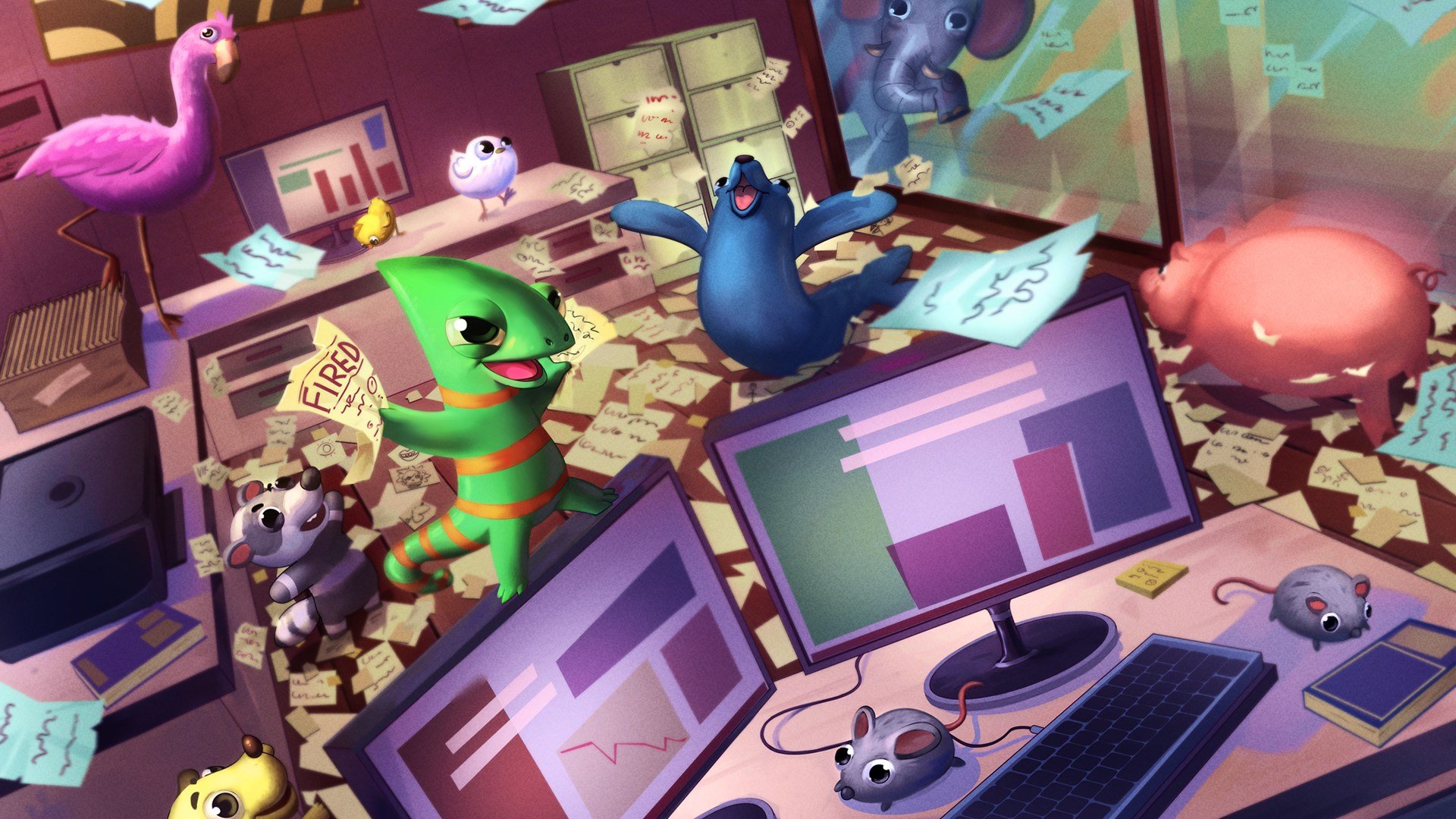 Pets Hidden In The Office cover image
