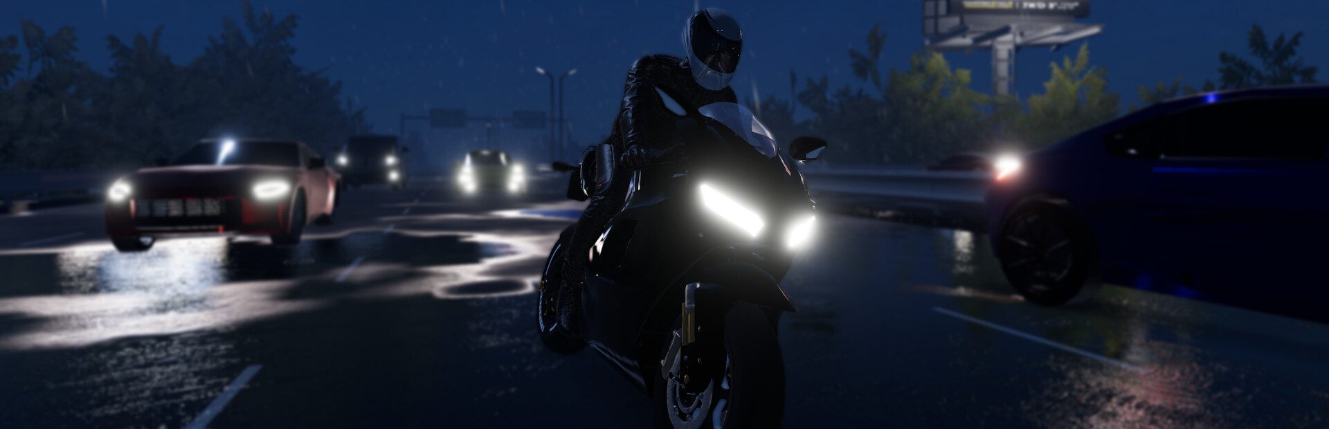 Motorcycle Night Ride cover image