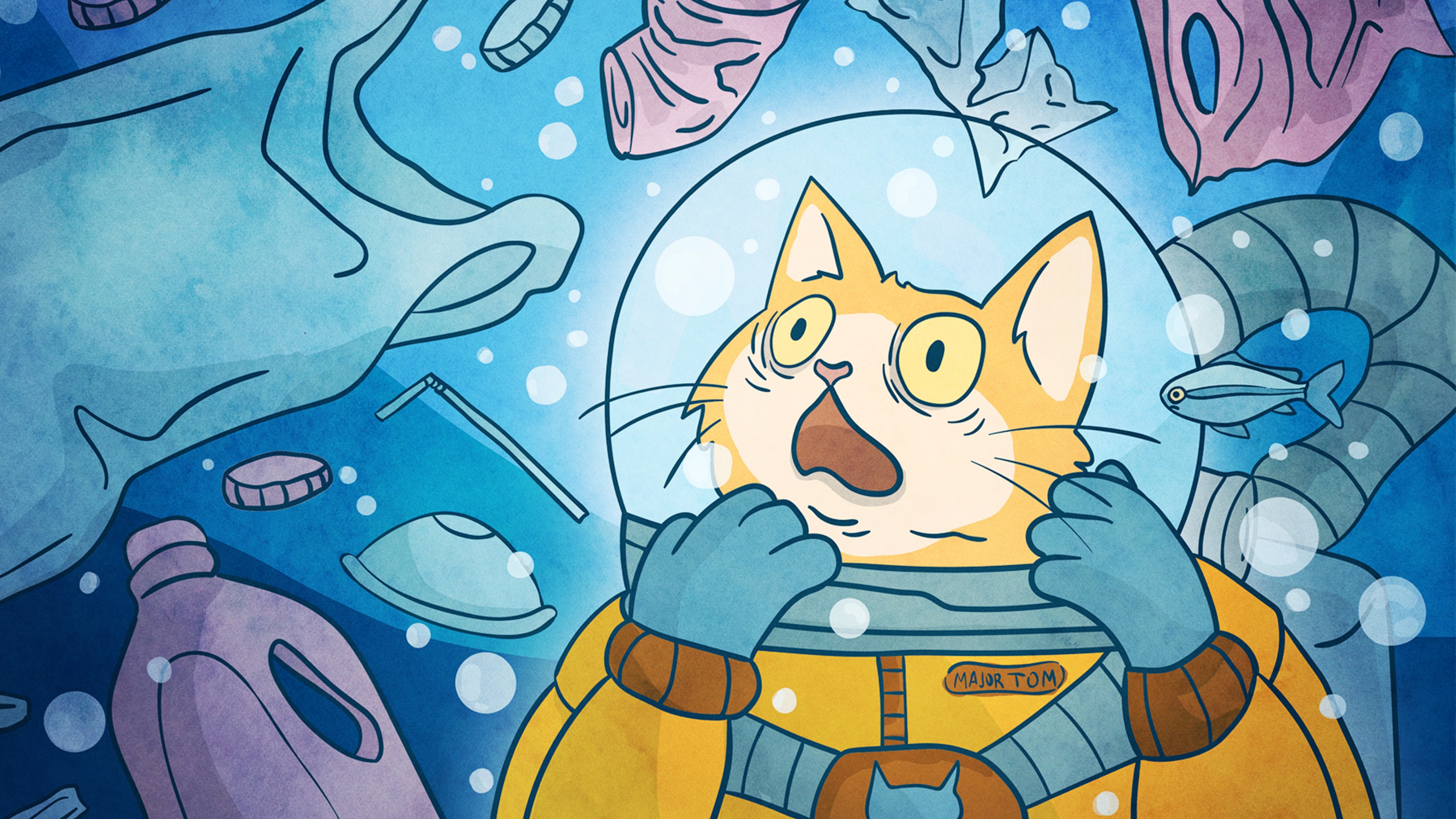 Cat Clean Ocean cover image