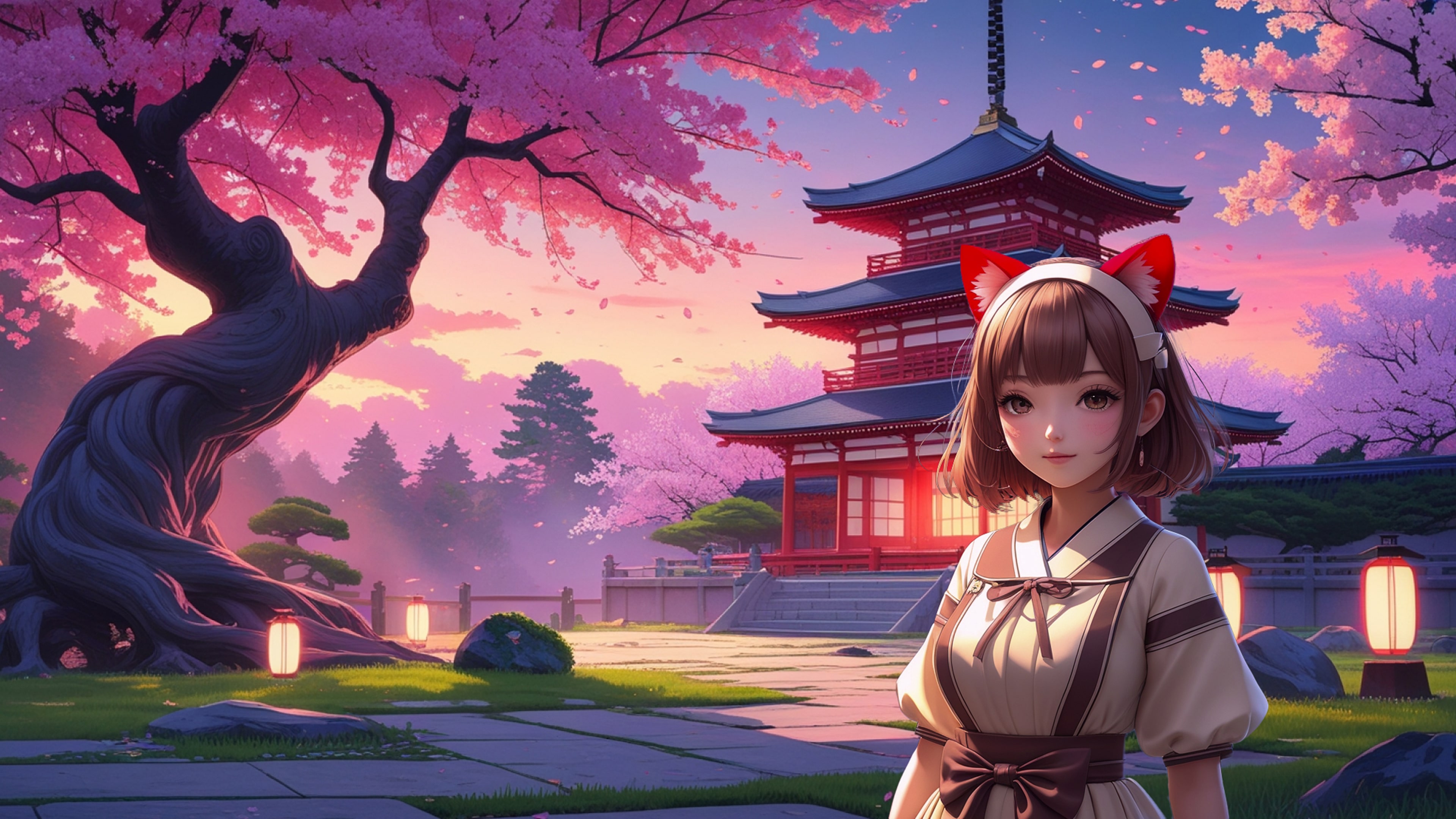 Anime Waifu Simulator: Sakura Garden cover image