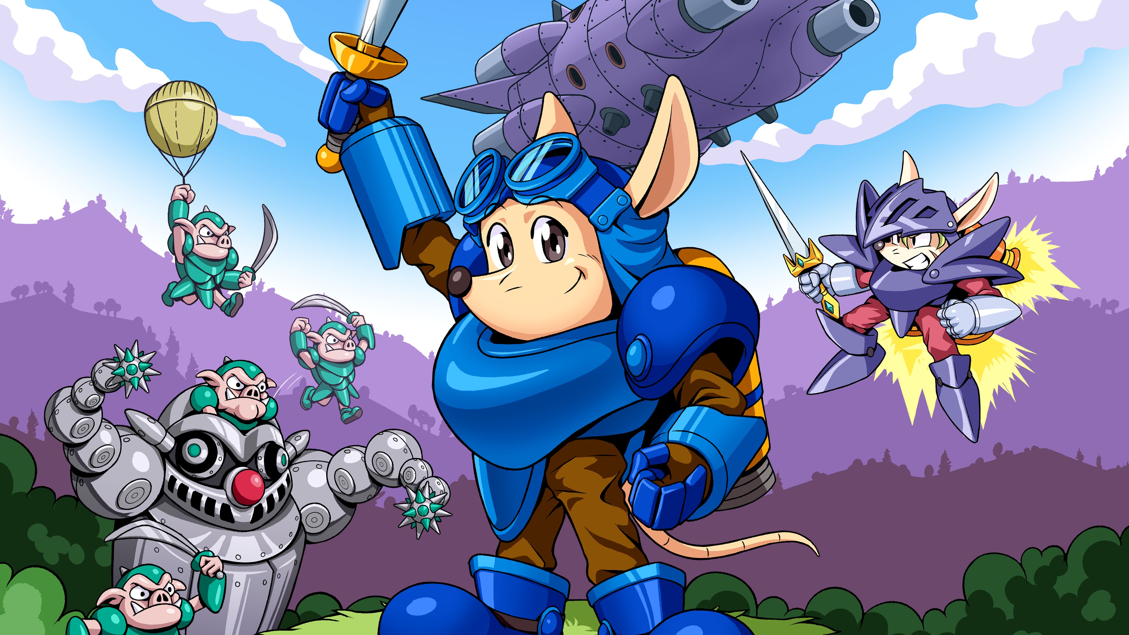 Rocket Knight Adventures: Re-Sparked Collection cover image