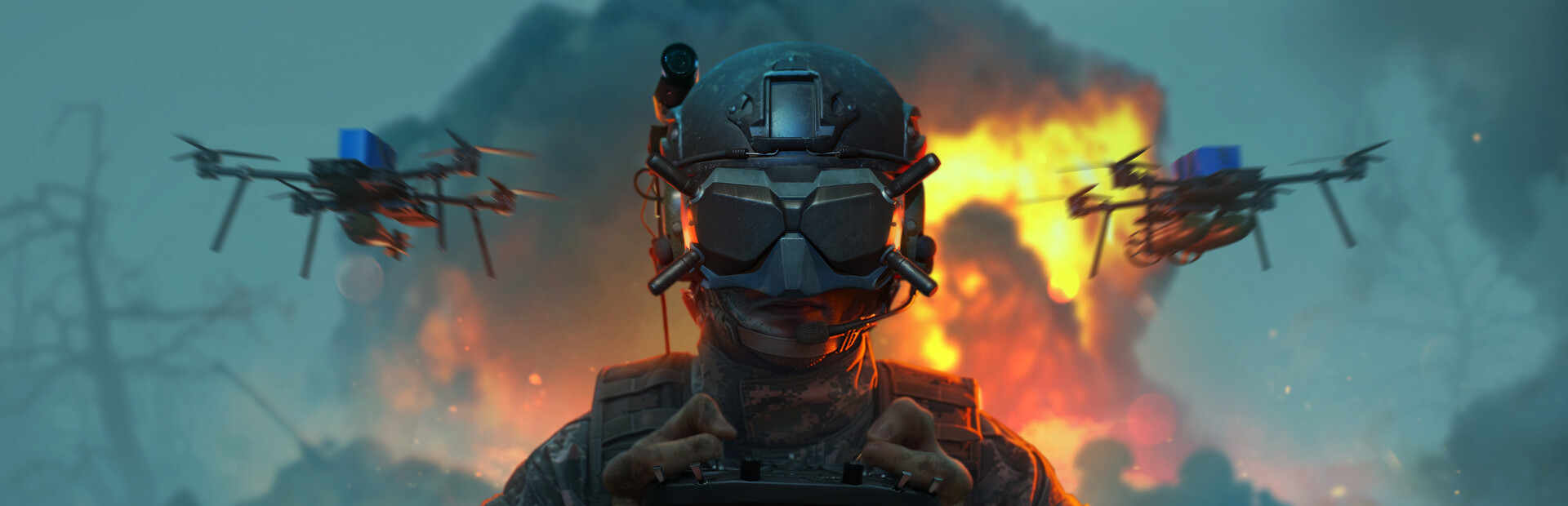 Ukrainian Fight Drone Simulator (UFDS) - FPV drone simulator cover image