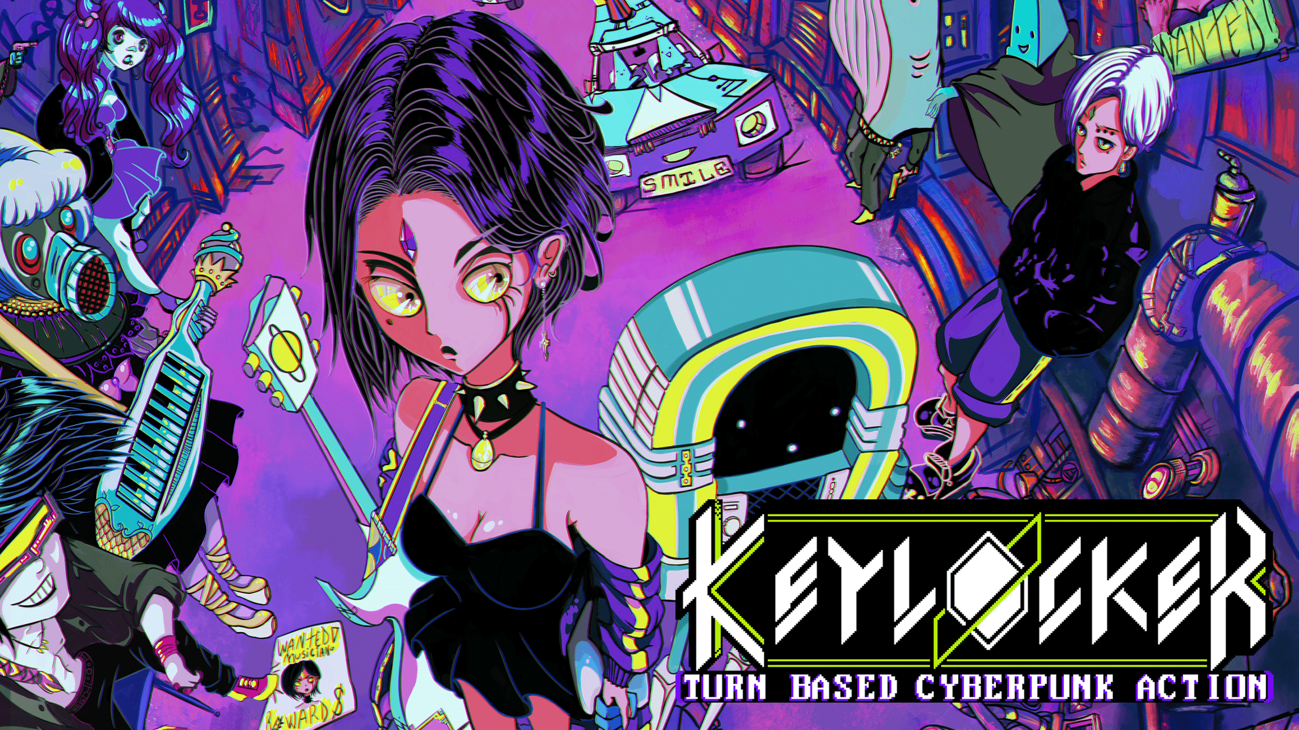 Keylocker | Turn Based Cyberpunk Action cover image