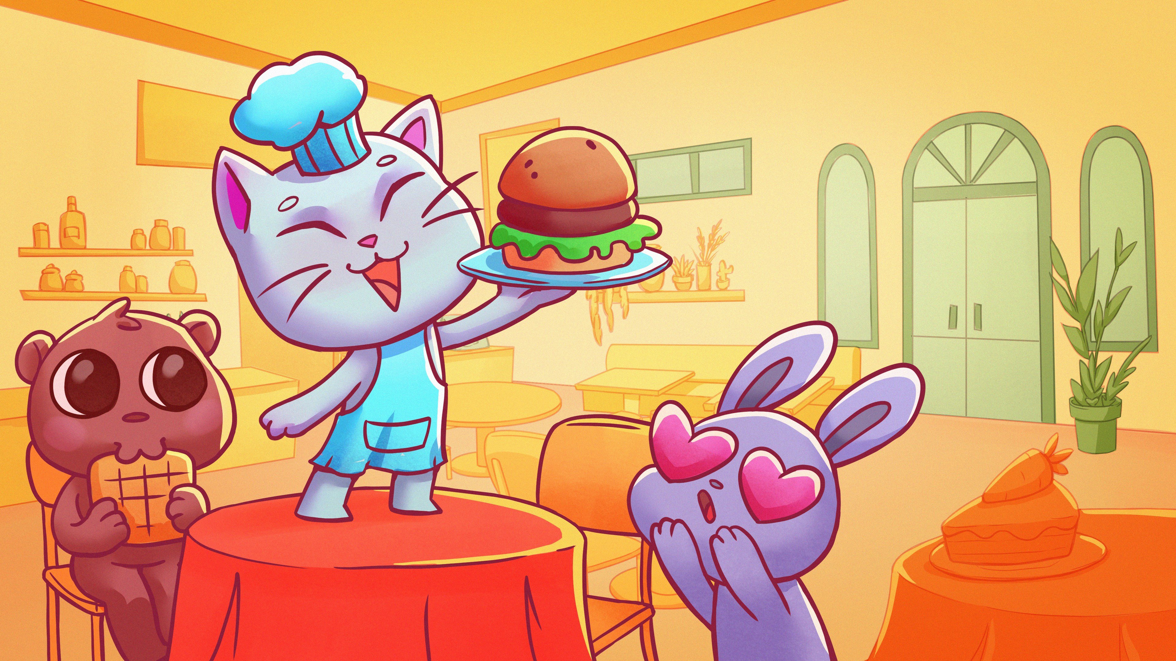 Funny Animal Cafe cover image