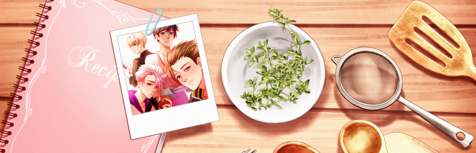 Sifting Thyme - an otome game inspired by culinary shows cover image