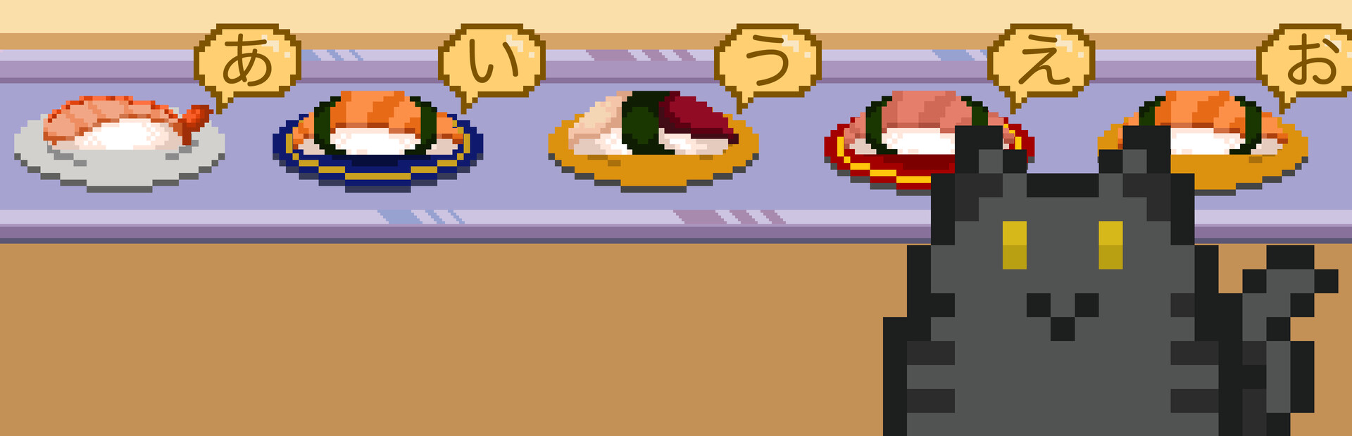 Learn Japanese Kana & Vocab with Sushi cover image