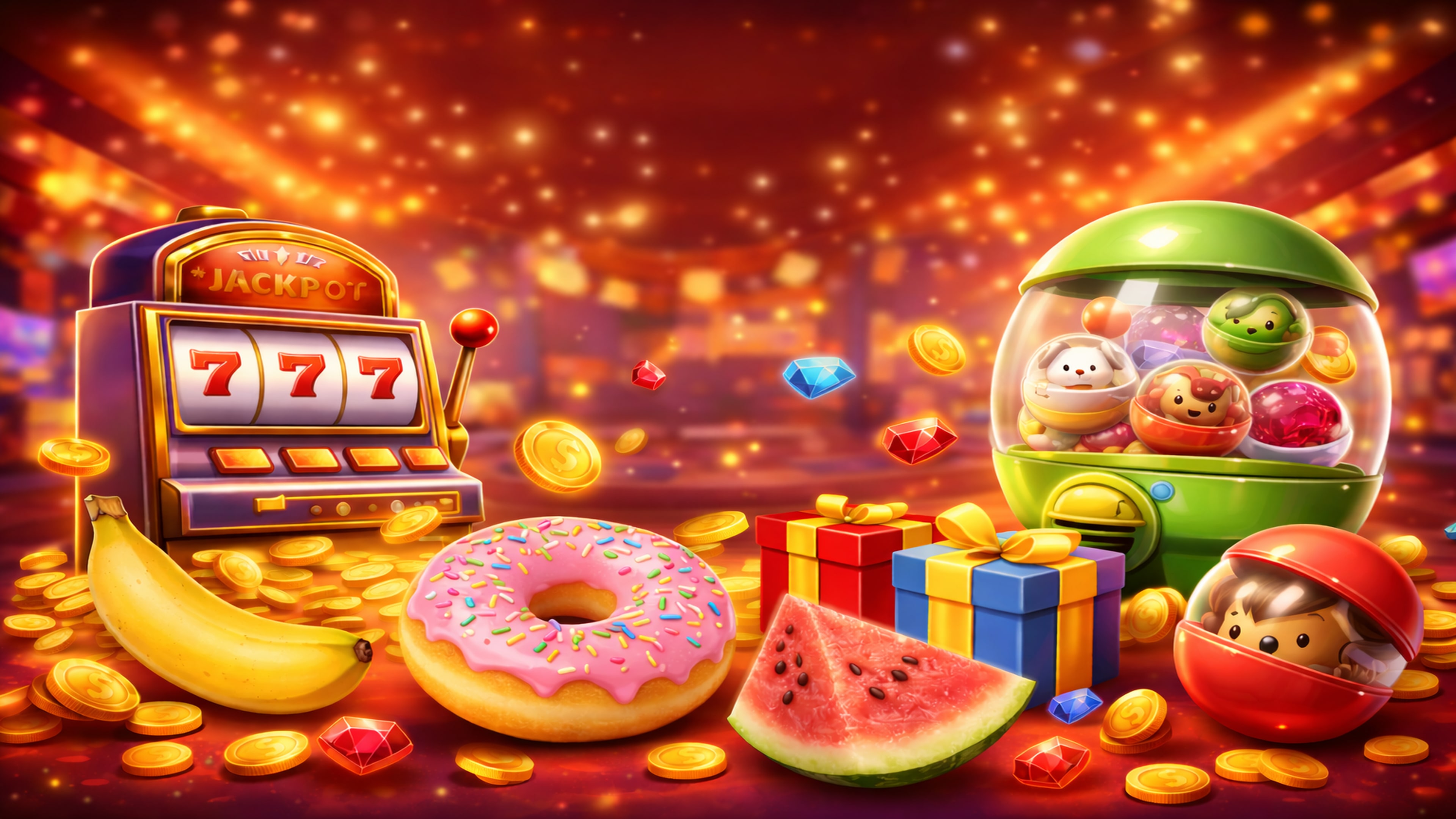 Slot Machine Casino & Capsules: Prize Party cover image