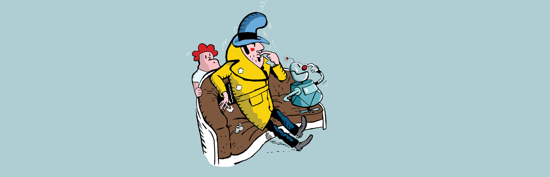 Detective Case and Clown Bot in: The Express Killer cover image